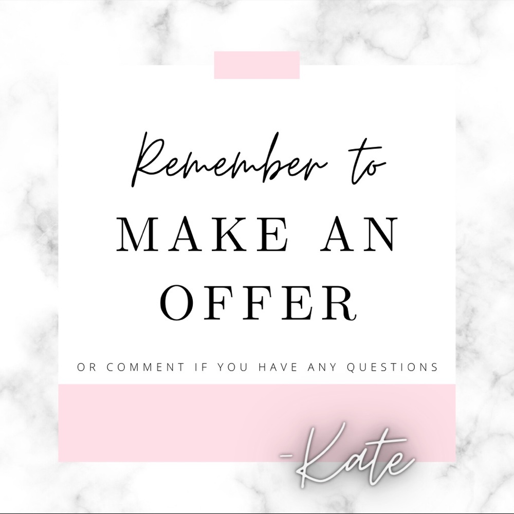 ✨Make an offer!✨